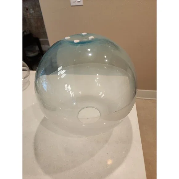 BARBINI Signed 13 Globe Orb Vase Murano MCM Art Glass Anthropomorphic Shape